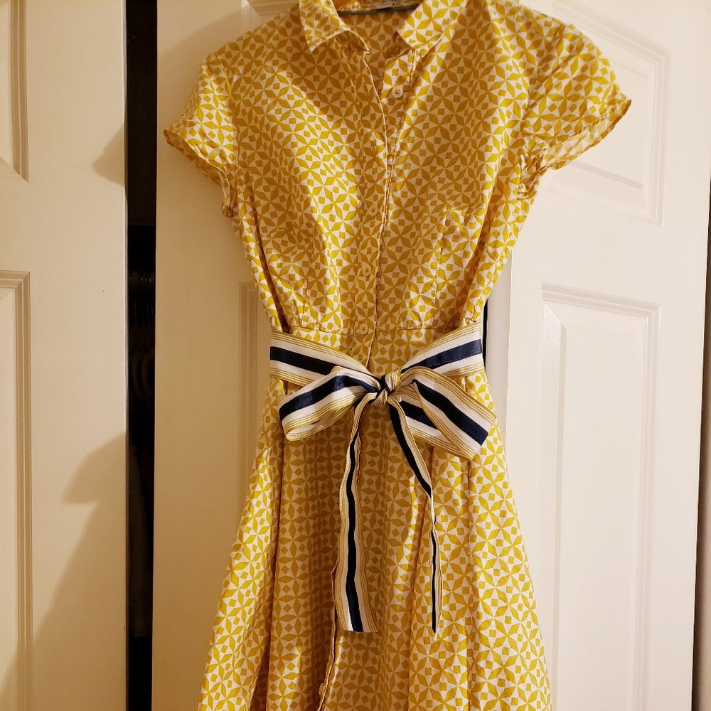 Boden Sophia Shirt Dress with Belt